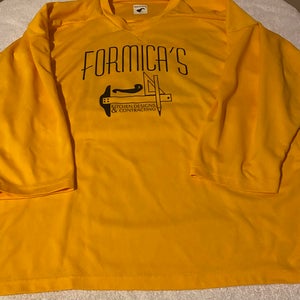 Pear Sox Gold Hockey Practice Jersey Adult XL #69