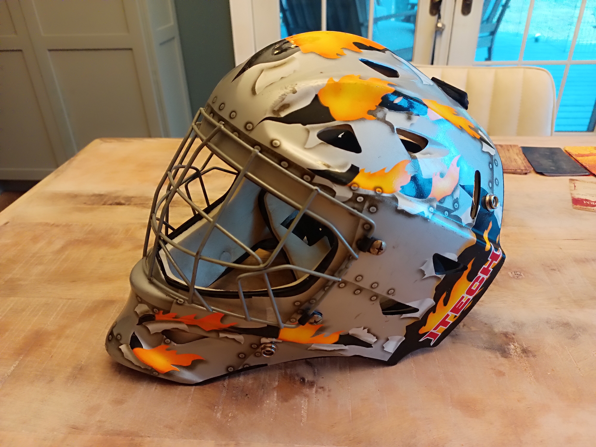 Used Itech Junior Street Hockey Goalie Mask