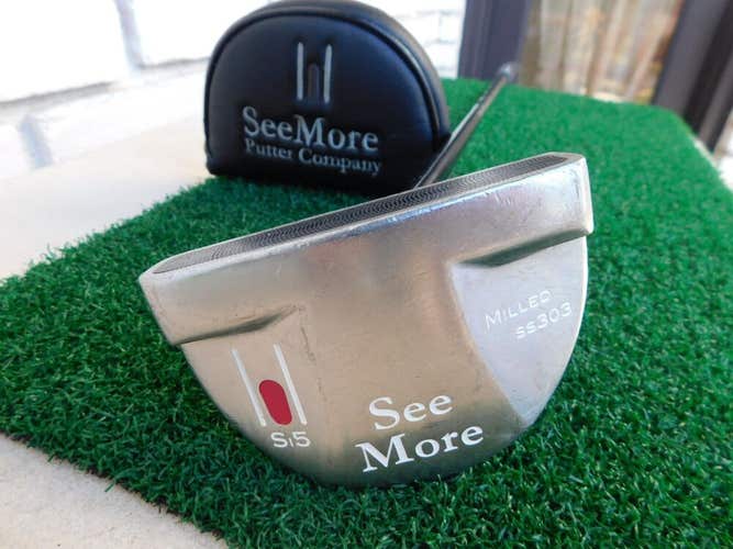 SeeMore Si5 Milled S303 Center Shafted Putter - 35"