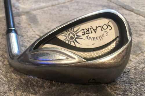 Womens Callaway Solaire Single Pitching Wedge PW Graphite Ladies L Flex *Good*