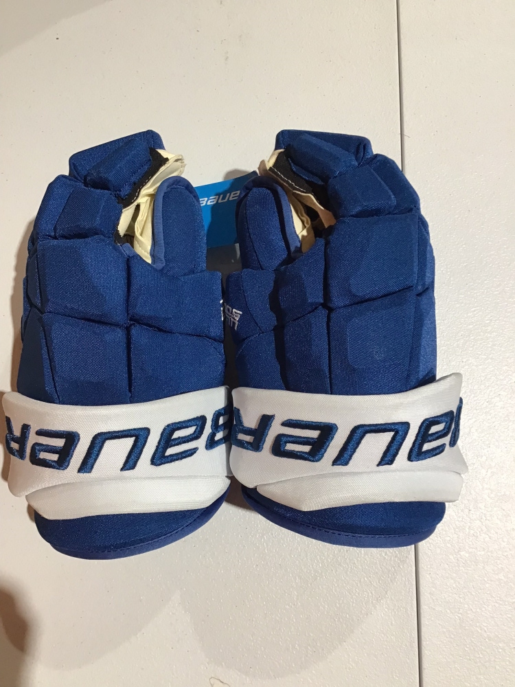 New Rodrigues Colorado Avalanche Bauer 14" Pro Stock Supreme Ultrasonic Gloves