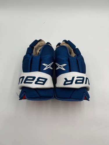 Lightly Used Colorado Avalanche Johnson Bauer 14" Pro Stock Vapor 2X Pro Gloves