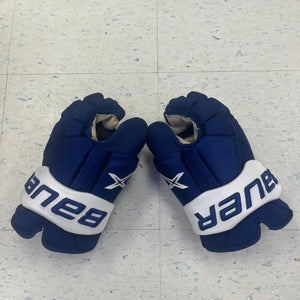 Wayne Simmonds Maple Leafs Bauer Gloves 14" Pro Stock