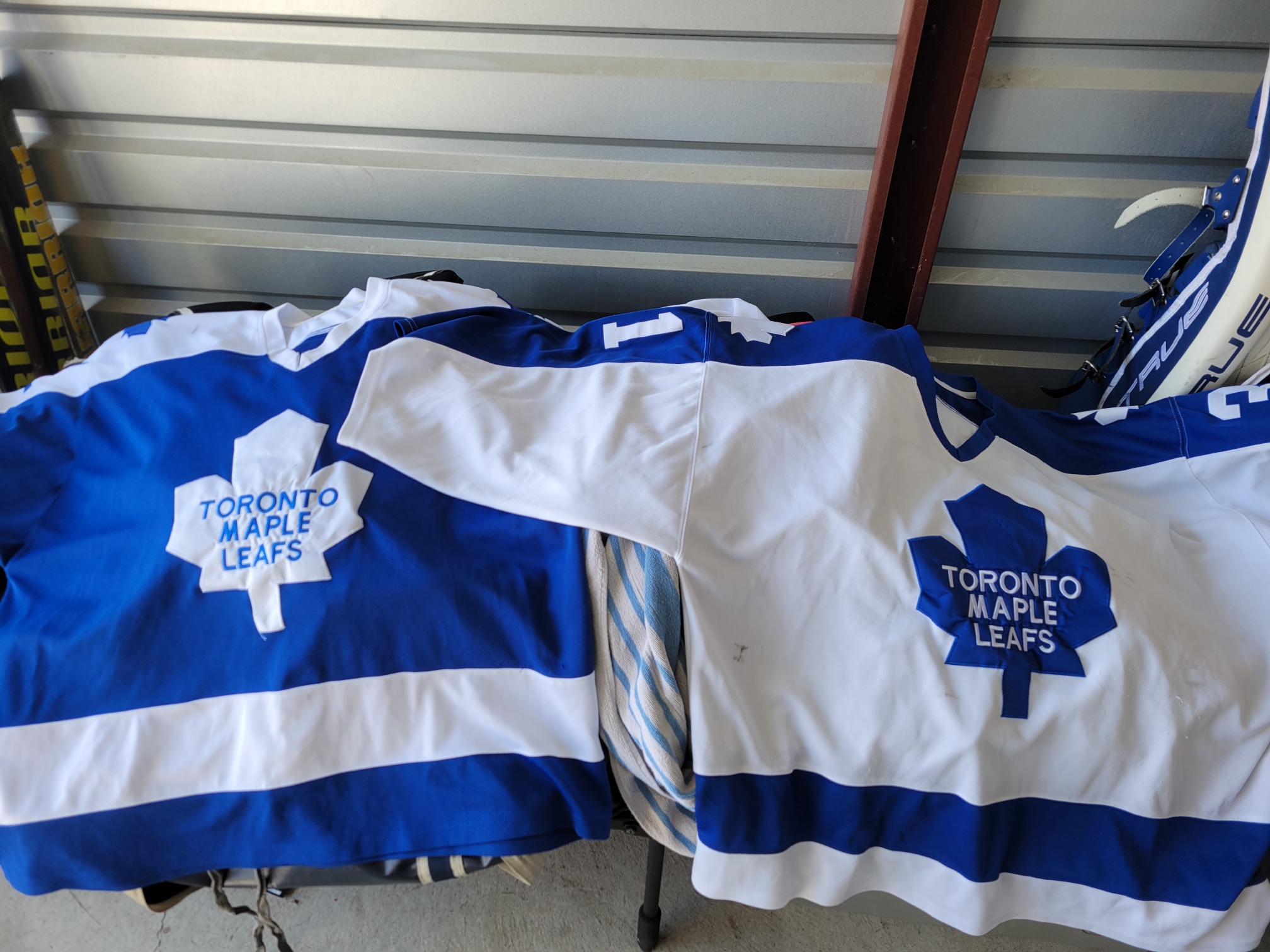 Used CCM Goalie Cut Toronto Jerseys