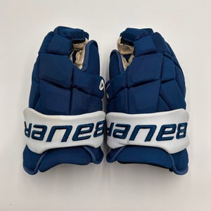 Lightly Used Colorado Avalanche Toews Bauer 14" Pro Stock Supreme Mach Gloves