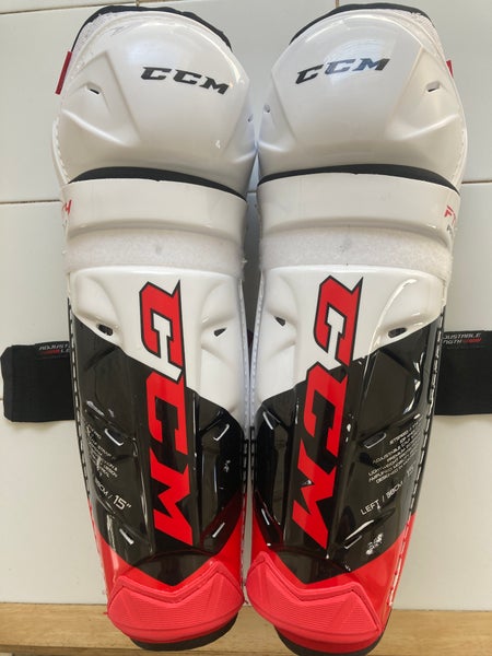 Senior Used CCM Jetspeed FT4 pro 15" Shin Pads