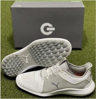 PUMA Ignite Fasten8 Mens Spikeless Golf Shoes White 11.5 Medium (D) New #84888