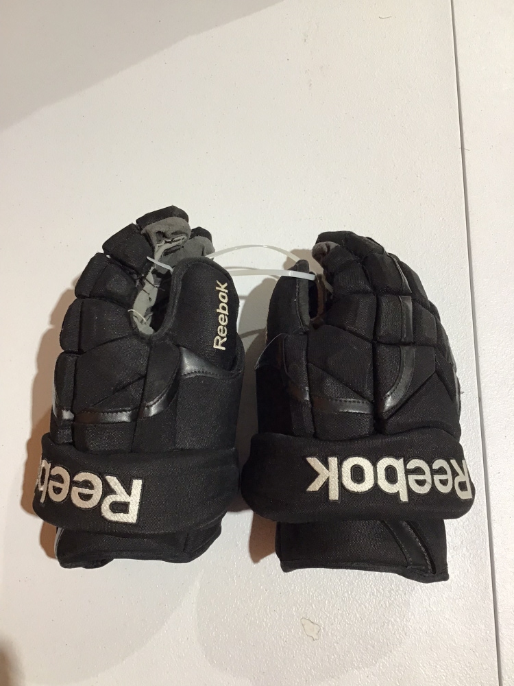 Lightly Used Black Reebok 14" Pro Stock 11KP Gloves