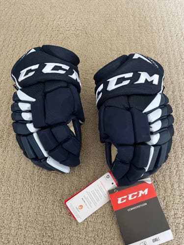 New CCM FT4 Pro 12” Gloves Navy