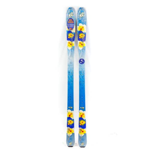 161cm K2 Shes Piste Tele Skis - Flat, Drilled Once - USED