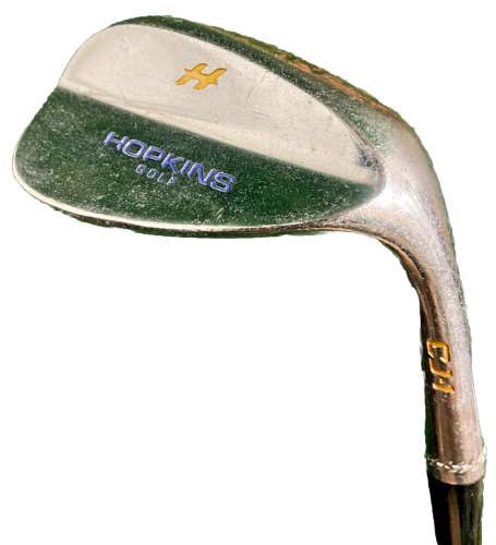 Hopkins Golf CJ-1 Lob Wedge 58 Degrees RH Stiff Steel 35.5 Inches Good Grip
