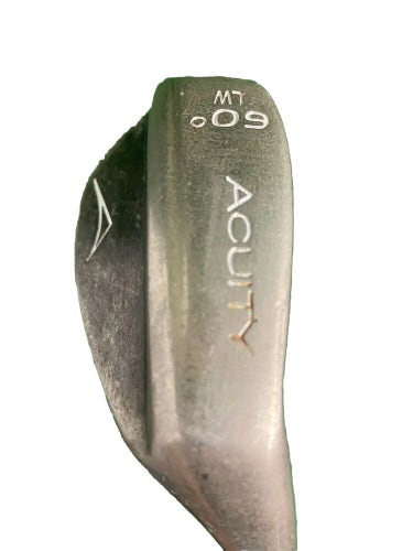 Acuity F5 Stainless Lob Wedge 60* Men's RH Stiff Steel 35.5" With New Grip