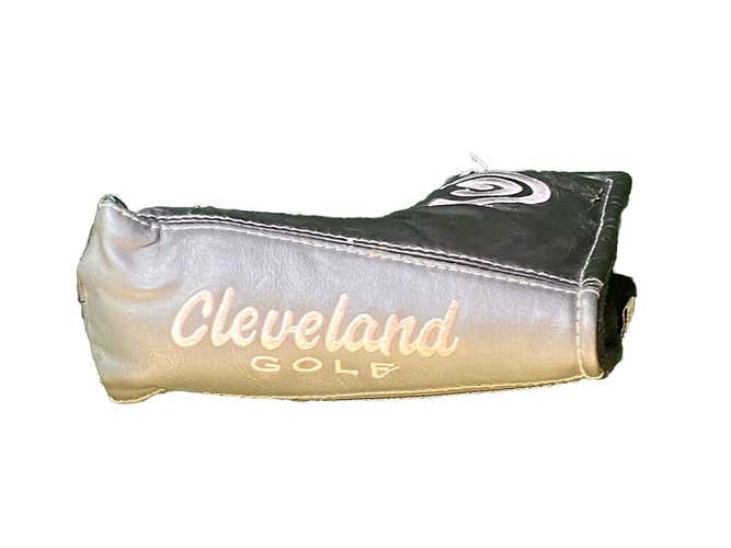 Cleveland Golf Blade Putter Headcover With Fastener Good Overall Condition
