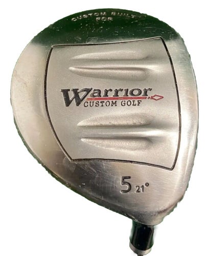 Warrior Golf Stainless 5 Wood 21 Degrees Men's RH Harrison Stiff Graphite 42 In.