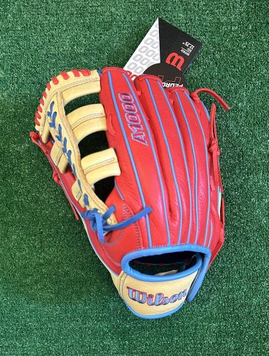 Wilson A1000 12.25" PF1892 Outfield Baseball Glove Pedroia Fit Left Hand Thrower
