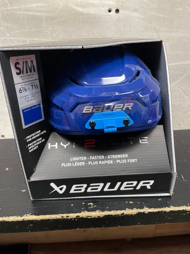 New Bauer Hyperlite 2 Helmet - Blue