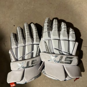 Used  STX Medium Surgeon RZR2 Lacrosse Gloves