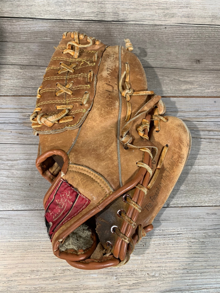 Vintage Rawlings Reggie Jackson Leather Baseball Glove RHT RGB90 Deep Well Pocket