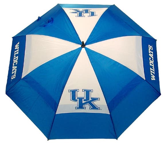 Team Golf NCAA Kentucky Wildcats Double Canopy Umbrella (Blue/White, 62") Golf
