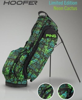 Limited Edition PING 2023 Hoofer Stand Golf Bag Neon Cactus Green NEW #96351