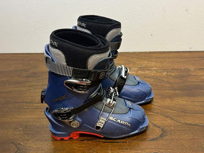 Scarpa Magic Women's Telemark Backcountry AT Touring Boots US Ladies US Size 6.5