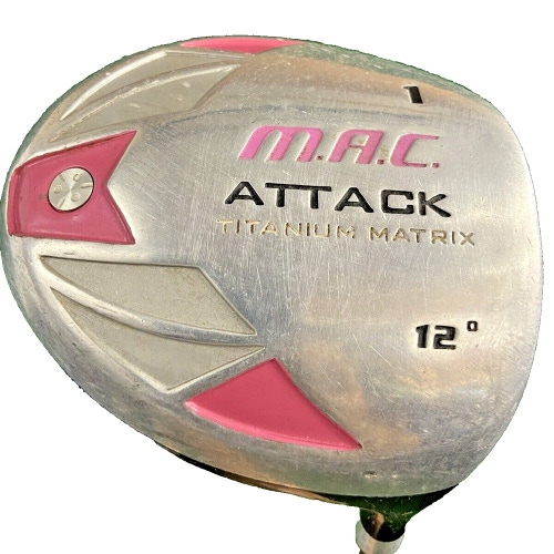 Siomac Golf M.A.C. Attack Titanium Driver 12* Petite Ladies Graphite 42" RH Nice