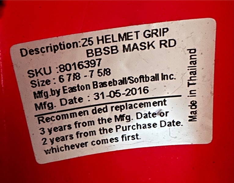 Easton batting helmet