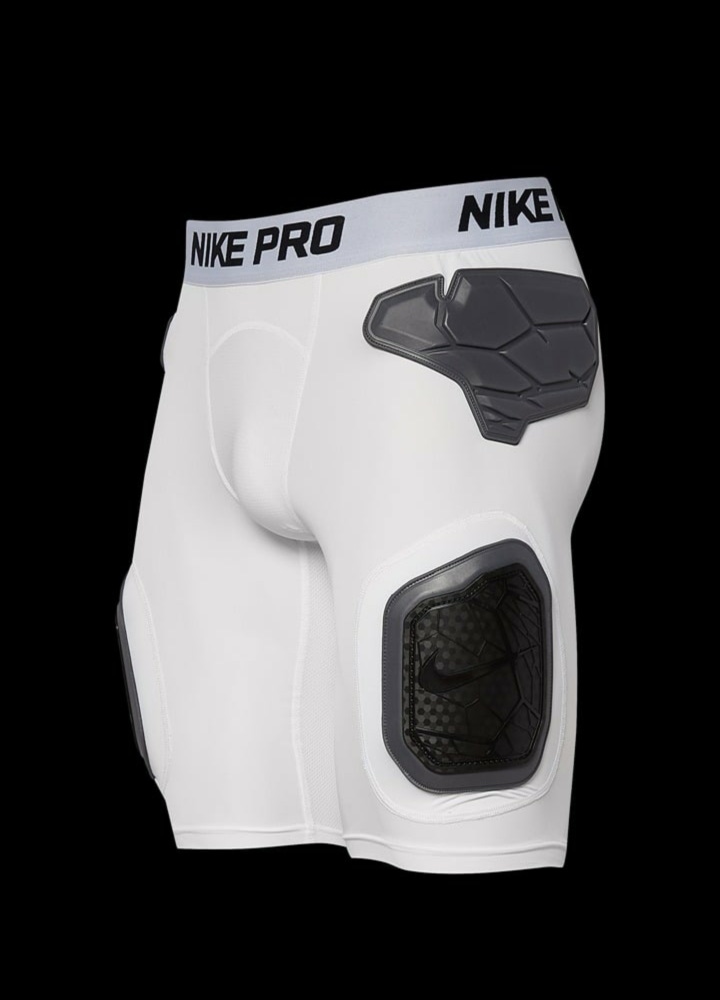 NIKE Pro Hyperstrong Padded Football Shorts White AQ2732-100 Men’s Size LRG $70