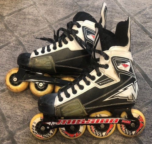 Mission IDX Inline Roller Hockey Skates Size US sz 6 EU 39 *Good*