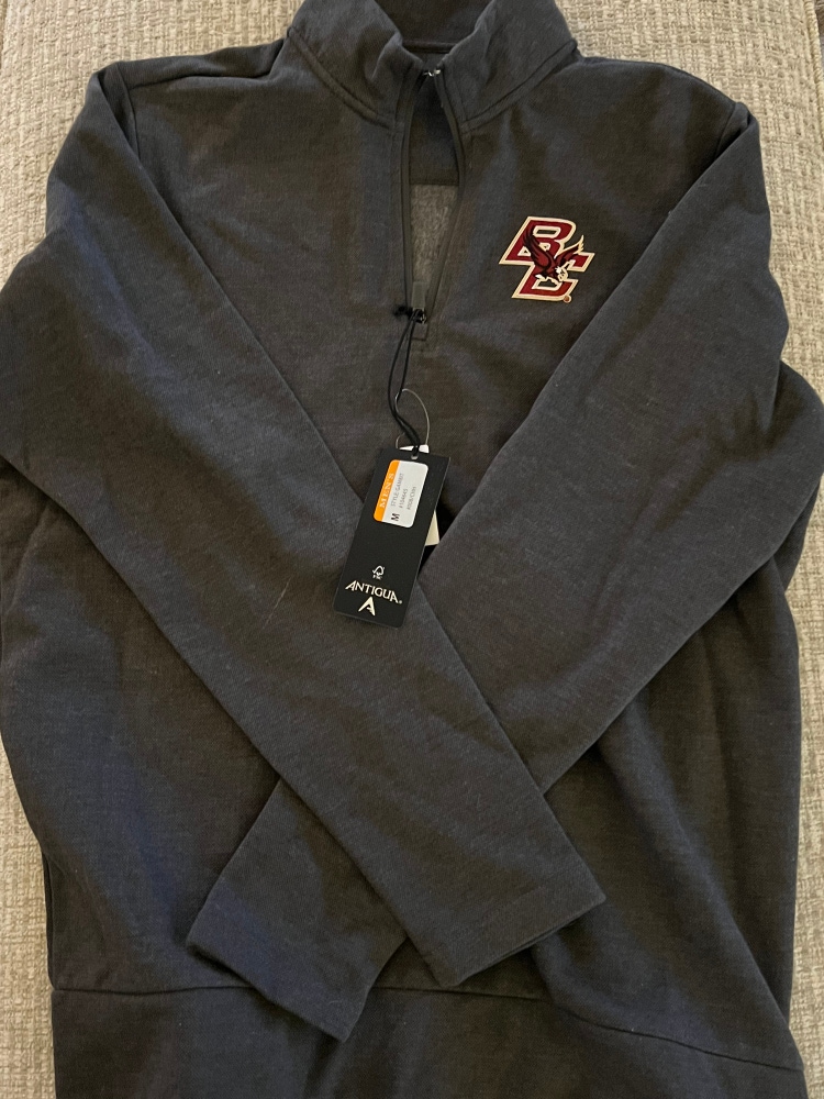 Brand New Boston College quarter zip jacket