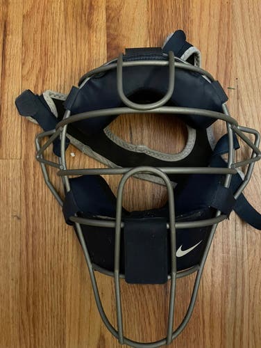 Used Pro Issued Navy Nike Catcher's Mask