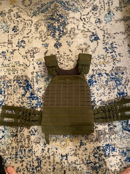 5.11 Tactec Plate Carrier Ranger Green With Plates
