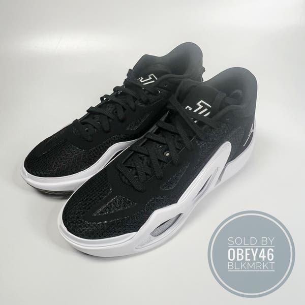 Jordan Tatum 1 TB Low Black White 10.5 | SidelineSwap | Buy  display picture 1