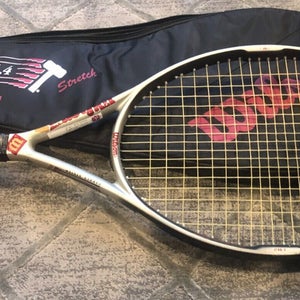 Wilson Hammer 4.4 Titanium Stretch Oversize Used tennis Racket Case