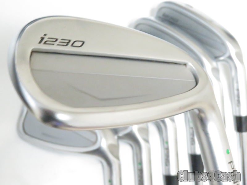 PING i230 Irons Green Dot Dynamic Gold 105 S300 Stiff Flex Retro Specs 4-P