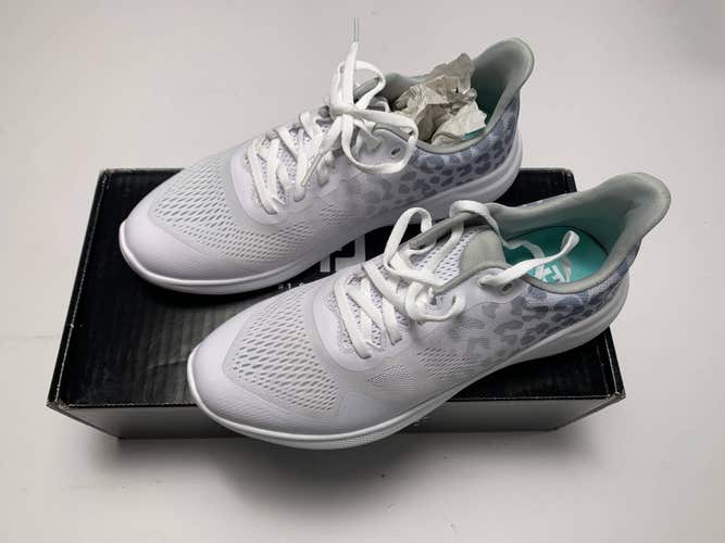 FootJoy FJ Flex Golf Shoes White Gray Women's SZ 8.5 (95767)