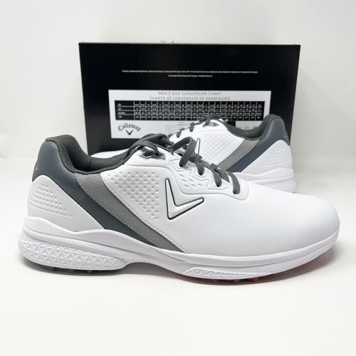 Callaway Solana TRX V2 Golf Shoes White Gray Men’s Size 12 (CG220WGY)