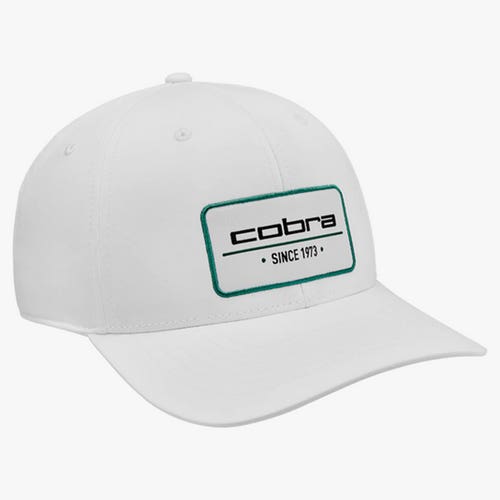 NEW 2024 Cobra 1973 Patch White/Vine Adjustable Snapback Golf Hat/Cap