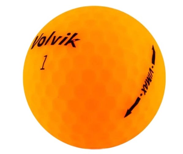 Volvik Vimax Soft Golf Balls (Matte Orange, 3pk) 1 Sleeve 2023  NEW
