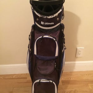 Ultimate Cart Golf Bag W/ 14-way Dividers & Rain Cover