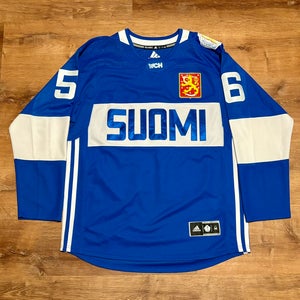 Erik Haula Team Finland 2016 World Cup of Hockey Adidas Jersey (M)