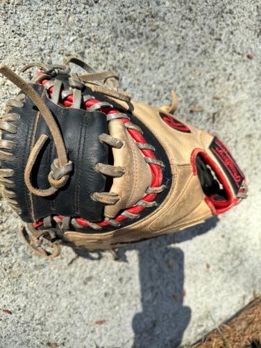 Used Catcher's 33" Heart of the Hide Baseball Glove FREE SHIP