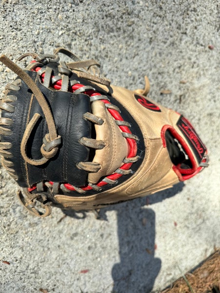 Used Catcher's 33" Heart of the Hide Baseball Glove FREE SHIP