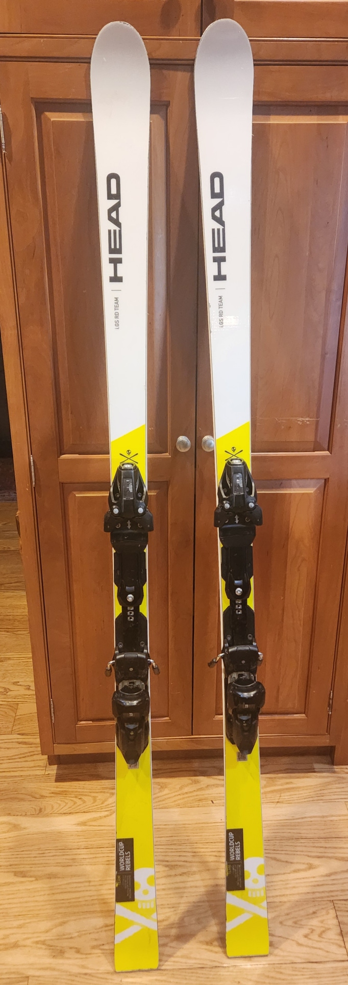 173 cm HEAD Racing World Cup Rebels i.GS RD Skis With Freeflex Evo 14 Bindings