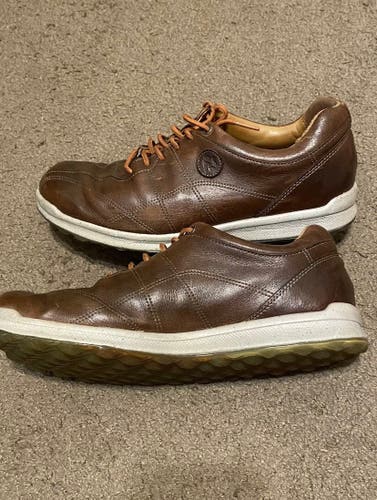 FootJoy FJ Versaluxe 57253 Brown Leather Spikeless Golf Shoes Men’s Size 9 M
