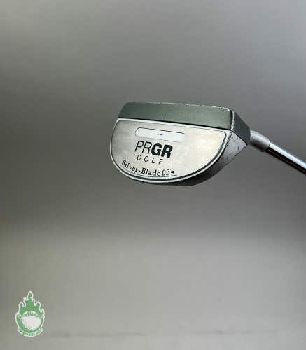 Used Right Handed PRGR Silver Blade 03s Putter 33" Steel Golf Club