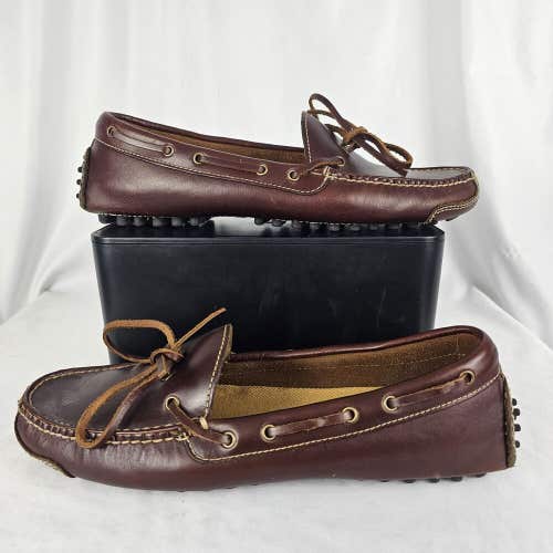 Cole Haan C05922 Brown Leather Driving Moc Loafer Shoes Mens US Size 8.5D EUC