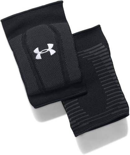 Under Armour Adult Unisex UA Armour 2.0 Size M Black Volleyball Knee Pads NWT
