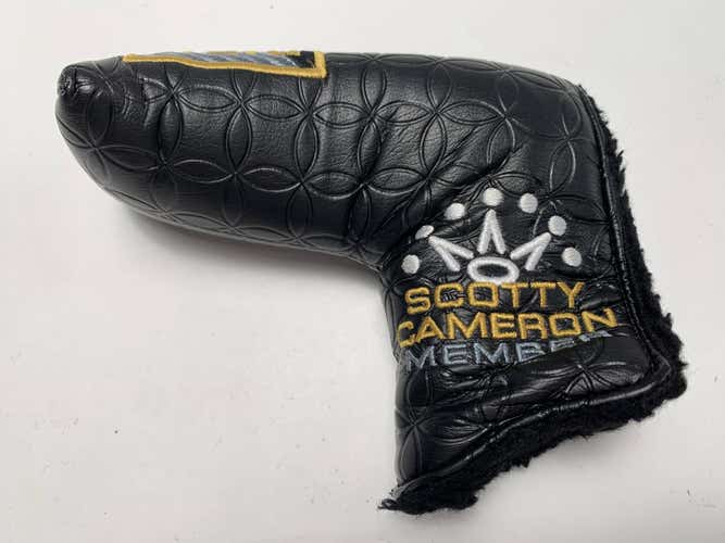 Scotty Cameron 2020 Club Cameron Putter Headcover Black Gold Head Cover