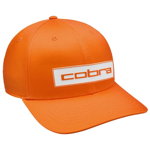 NEW 2024 Cobra Tour Tech Orange/White Adjustable Snapback Golf Hat/Cap